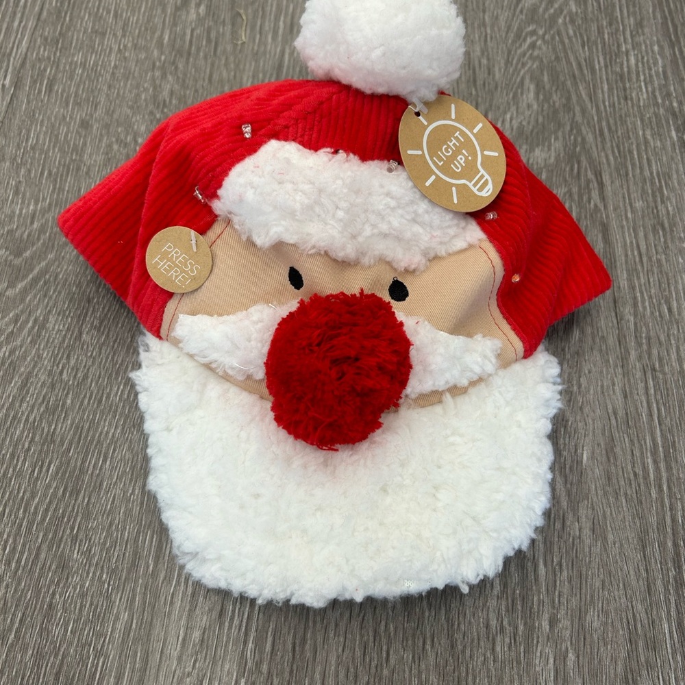 Brand new light up Santa hat